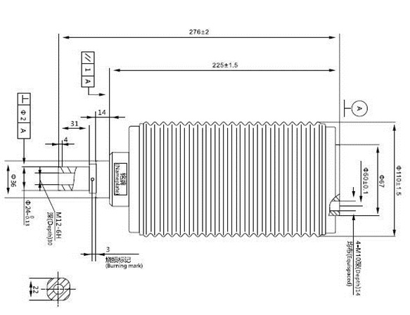 MTD-12-2000-40 Vacuum interrupter 12 kV